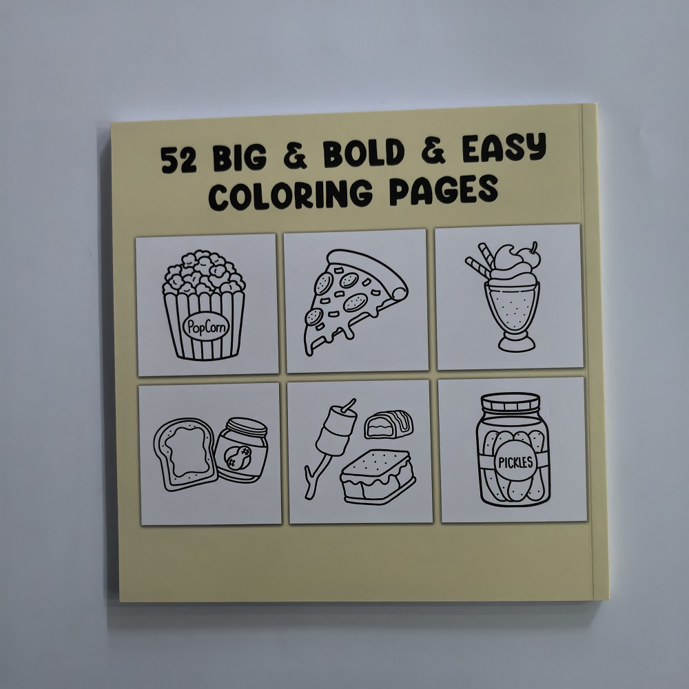Książka do kolorowania dla dor – Food Snacks Coloring Book recenzja i cena