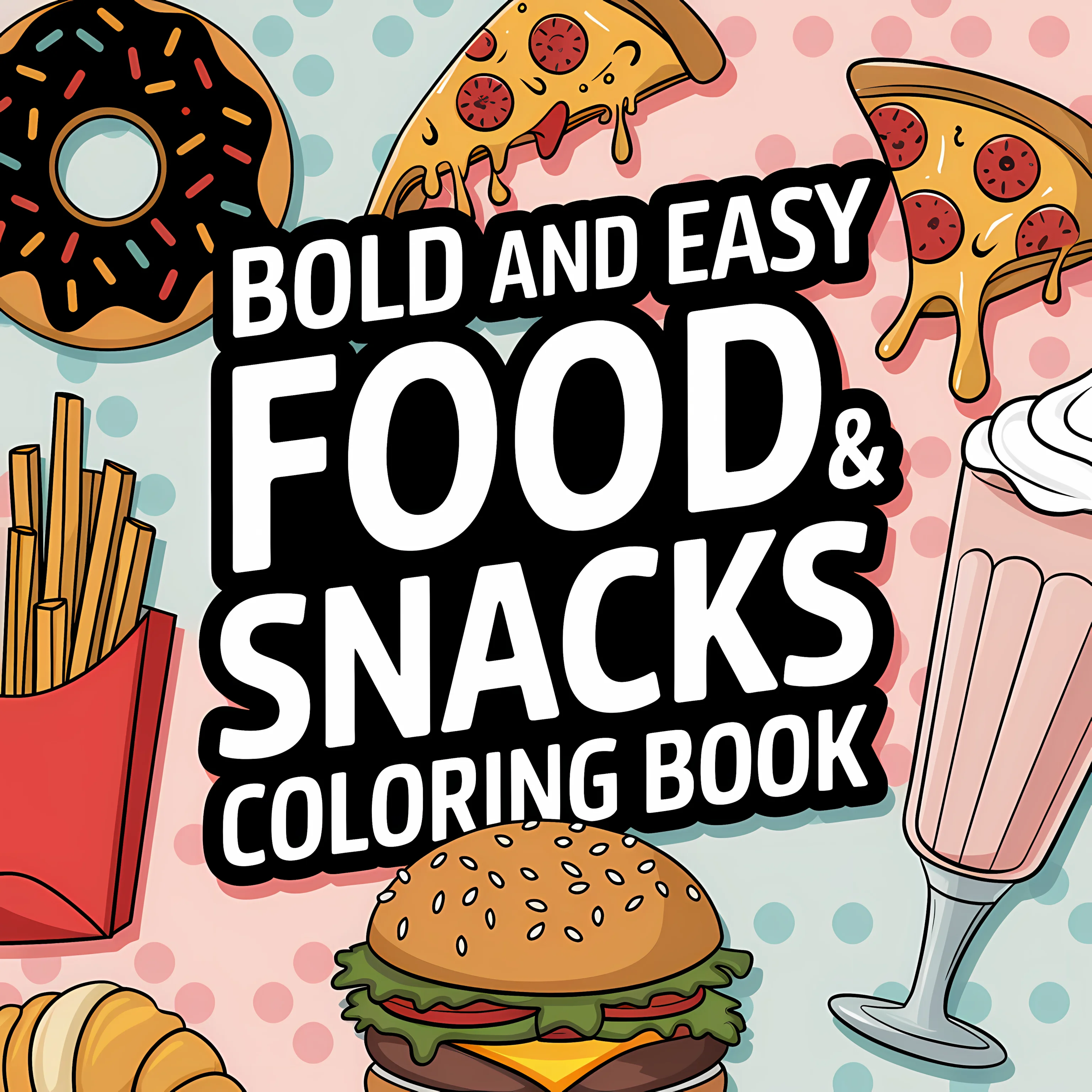 Kolorowanka dla dorosłych z mo – Food Snacks Coloring Book recenzja i cena