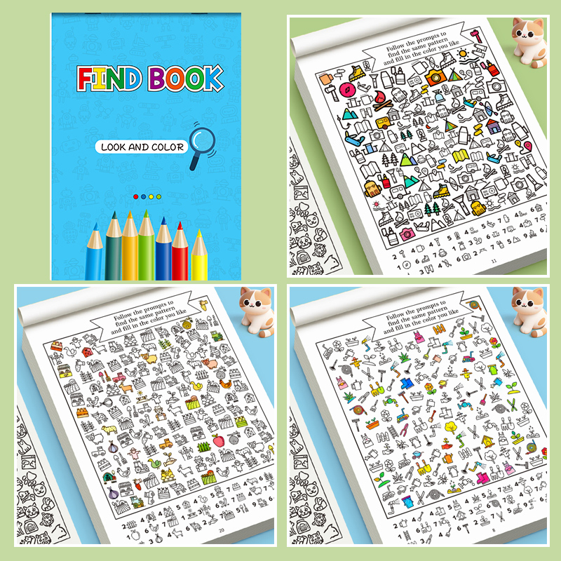 Interaktywna książka z ukrytym – Food Snacks Coloring Book recenzja i cena