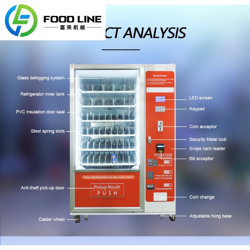 Automat sprzedający z indywidu – Food Snacks Drinks recenzja i cena