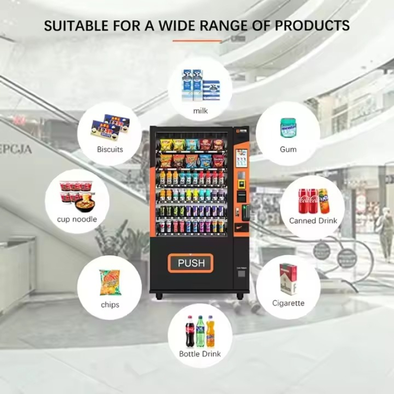 Dostosowywany automat sprzedaj – Food Snacks Drinks recenzja i cena