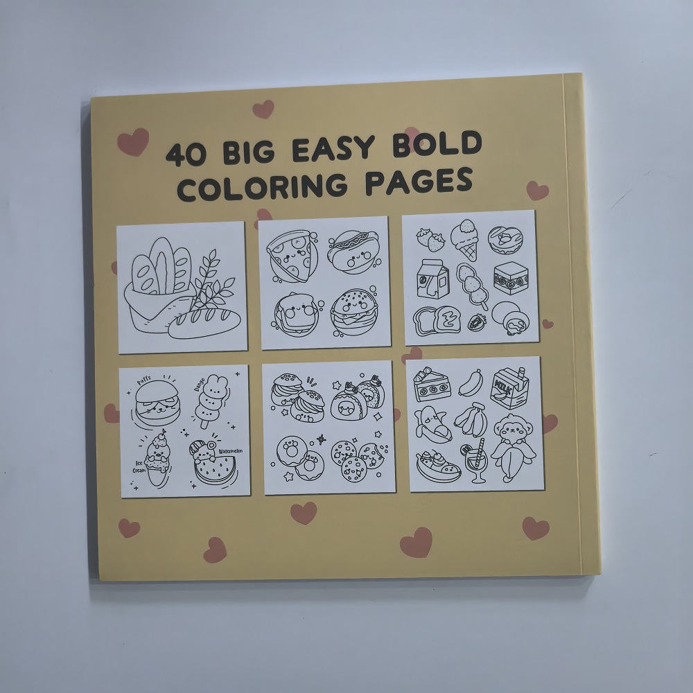 Książka do kolorowania dla dor – Food Snacks Coloring Book recenzja i cena
