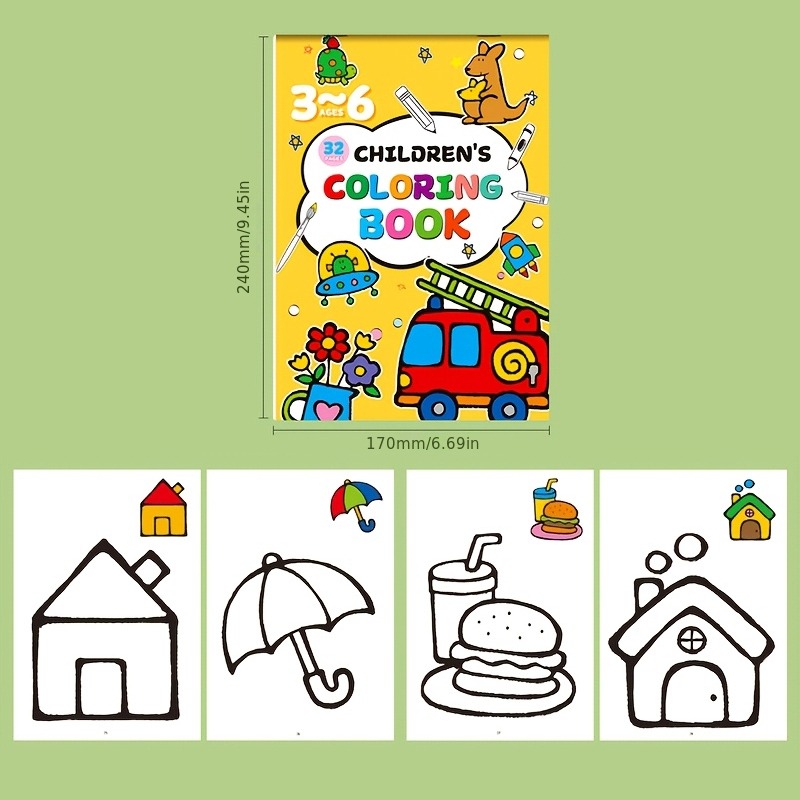 Książeczka do rysowania dla dz – Food Snacks Coloring Book recenzja i cena
