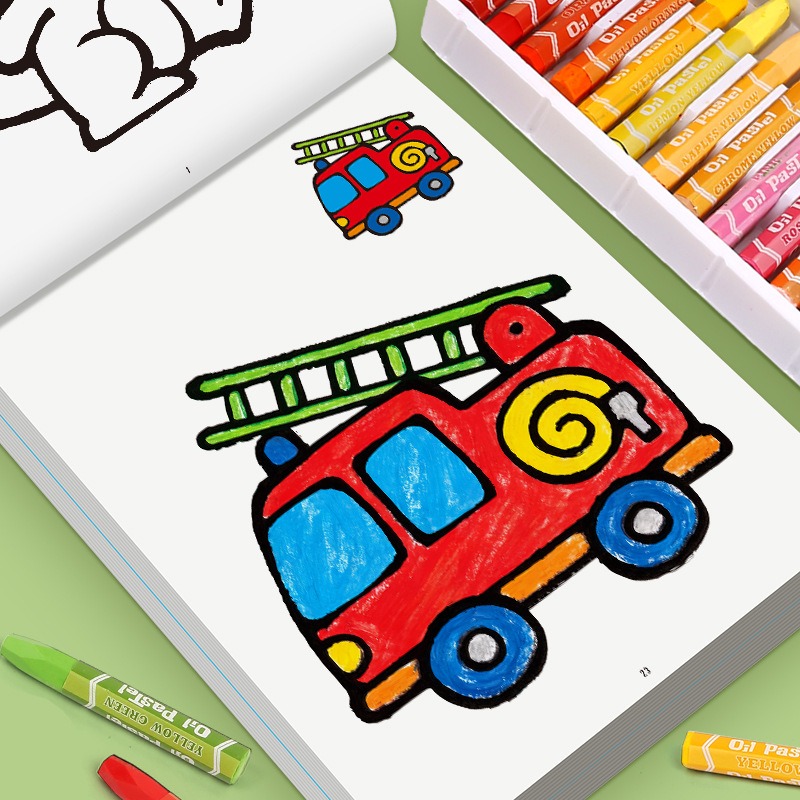 Książeczka do rysowania dla dz – Food Snacks Coloring Book recenzja i cena